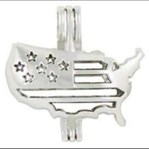 USA Map Pearl Cage